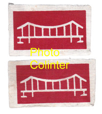 116th Engineers Regt - Original GB UK Printed Formation Signs - 40s/50s