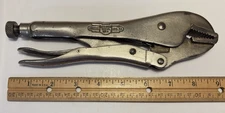 Used Vintage #10R Petersen Vise-Grip Straight Jaw Locking Pliers  Made in USA