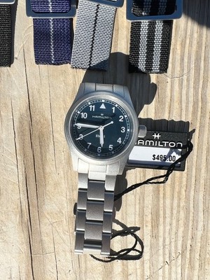Hamilton Khaki Field Quartz 33mm Blue Dial Watch H69301140