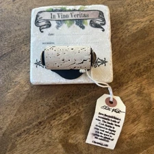 STUDIO VERTU - IN VINO VERITAS - SPECIAL OCCASION WINE CORK HOLDER DISPLAY - NEW
