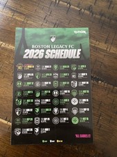Boston Legacy 2026 National Women’s Soccer League Magnet Schedule