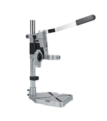 Portable Bench Clamp Drill Press Stand Adjustable Drilling Pedestal Holder Tool