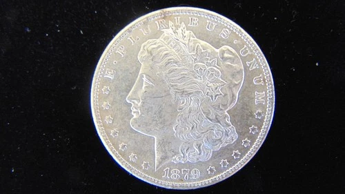 1879 S Morgan Silver Dollar $1 Choice BU Quality #5