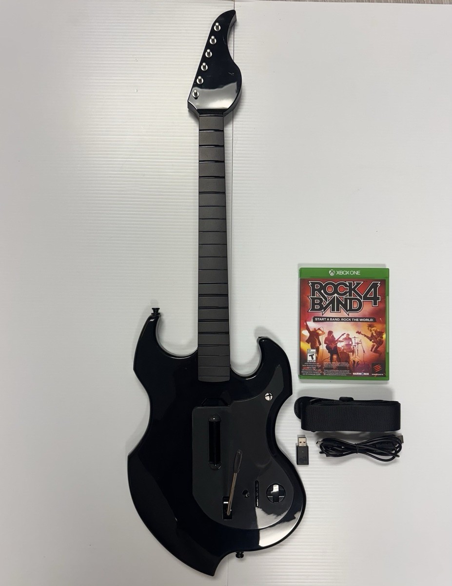 Xbox One X/S Wireless Black RIFFMASTER GUITAR ROCK BAND GAME