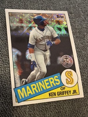 2020 Topps - Silver Pack 1985 Topps Chrome Baseball Ken Griffey Jr #85C-37