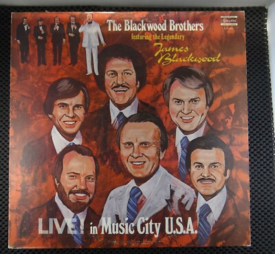 Blackwood Brothers James Blackwood    Live In Music City USA (Skylite SLP 6204)