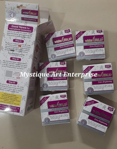 Pack of 6 White Gold Anti Marks Anti Aging Anti Wrinkle Extra Whitening ...