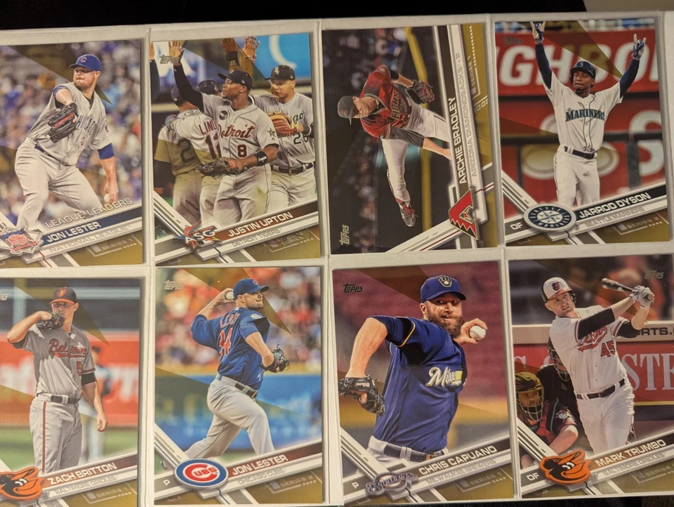 2017 Topps Gold Lot /2017 - Image 2 of 4