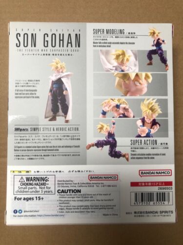 EN MANO! S.H. Figuarts Dragon Ball Super Saiyan Gohan Guerrero que superó a Goku - Imagen 2 de 2
