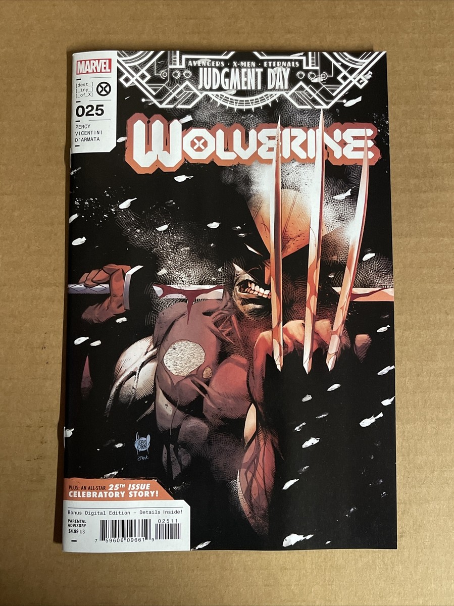 WOLVERINE #25 FIRST PRINT MARVEL COMICS (2022) X-MEN AXE JUDGEMENT