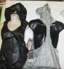 CAPEZIO NYLON Sleeveless Hoodie XXS/XS ladies Drawstring Waist lightweight rain