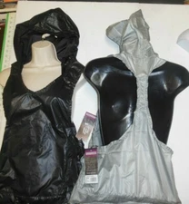  CAPEZIO NYLON Sleeveless Hoodie XXS/XS ladies Drawstring Waist lightweight rain