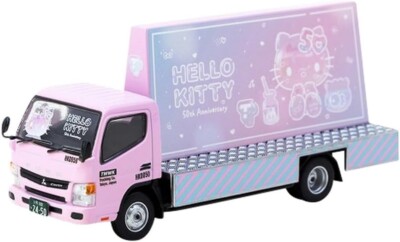 TARMACWORKS 1/64 Mitsubishi Fuso Canter Hello Kitty Werbetafel aus Japan 14688