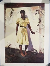 Vintage Andrew Wyeth Art Print - "Afternoon" - 21.5" x 32"
