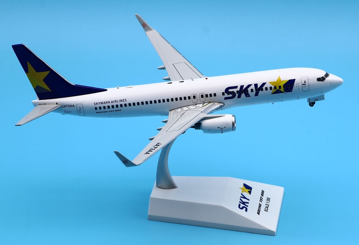 JC Wings 1:200 スカイマーク 737-800 JA73AA JC Wings 1:200 Skymark Airlines Boeing B737-800 Diecast