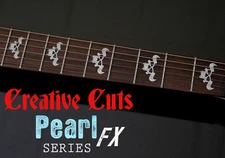 Danzig Misfits Samhain Demon Skull Vinyl Guitar or Bass Fret Marker Inlays MOP