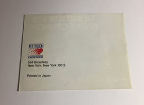 The Hunt for Red October Nintendo NES solo manual