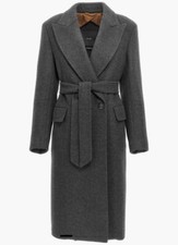 Max Mara Cashmere Coat Atelier Harden Grey Uk 10 It 42 Madame Manuela £4692⭐️