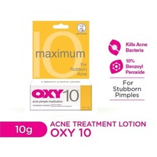 1 X OXY 10 10 Benzoyl Peroxide 10g Reducing Stubborn Acne Pimple Spot Control