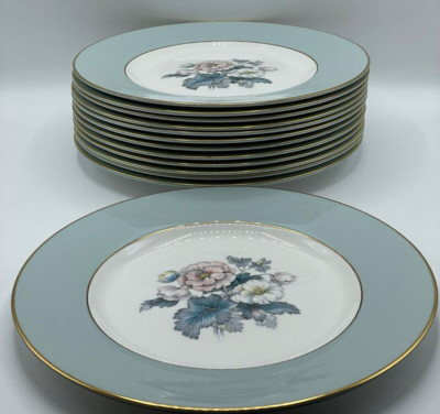 ROYAL WORCESTER Teller WOODLAND FINE BONE CHINA 1950er d=27cm (62)