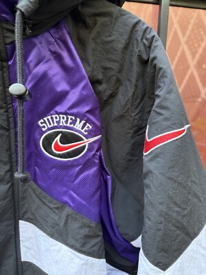 Supreme Nike Hooded Sport Jacket Purple | eBay