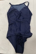 Women s Solid Blue Colored Swimsuit Size M