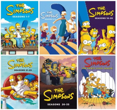 The Simpsons the complete series seasons (1-36) 1-20 and 21-36