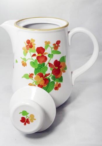 HAPPY DAYS by Noritake Coffee Pot NEW NEVER USED made in Japan #9069 - Picture 5 of 8