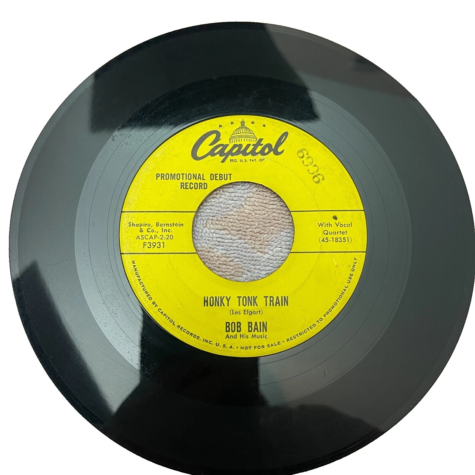 Velocidad de 45 RPM de Jazz de tren discos de vinilo