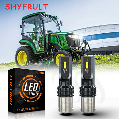 2 Pack BA15s 1141 Base LED for Cub Cadet Bulb AD2062R John Deere Tractor 12volt