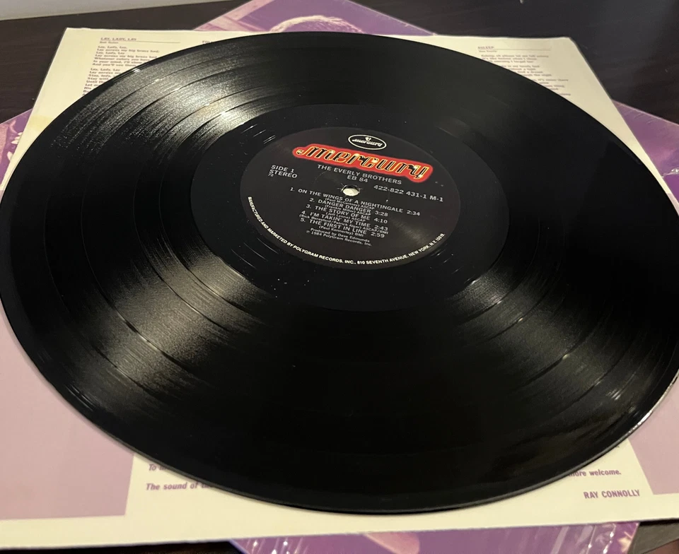 EVERLY BROTHERS - EB '84 (1984) - 12" Vinyl Record LP - VG+ - Image 3 of 3