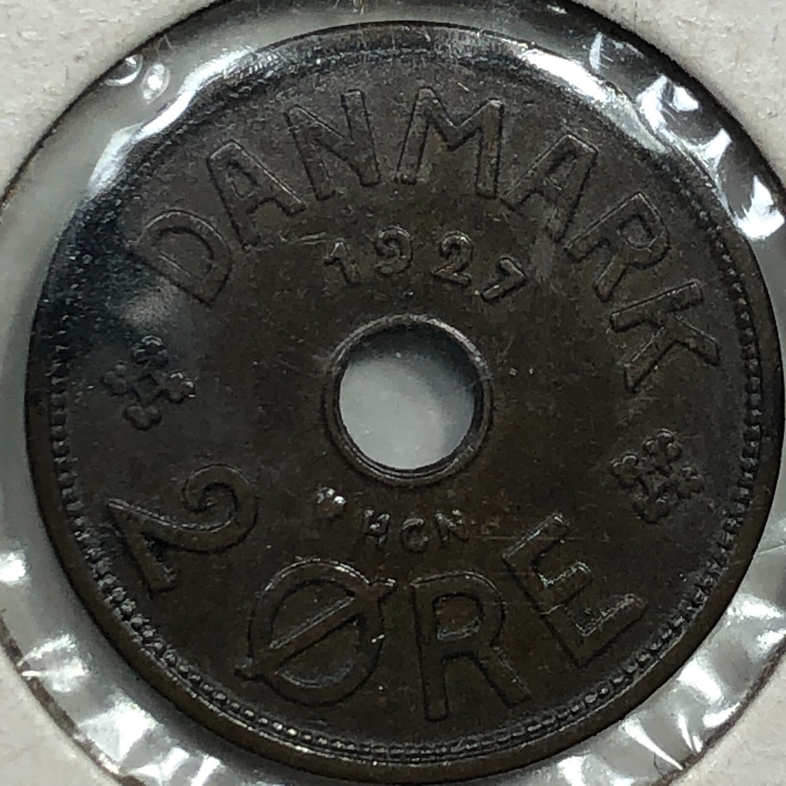 1927 Denmark 2 Ore Foreign Coin #1900 | eBay
