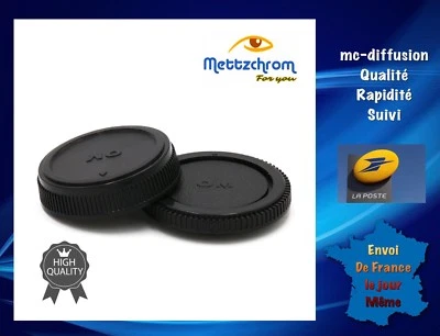 1 Lot bouchon de Boîtier et d'objectif pour Olympus OM E620 E520 E510