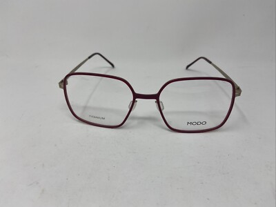 MODO EYEWEAR 4108 BURGUNDY GOLD 53-18-145 EYEGLASSES FRAME  O82