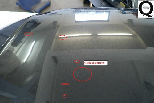 Motorhaube Audi A4 Avant 2.0 TDI DPF B8 Farbe Lavagrau metallic Bj 2010 - Bild 8 von 11