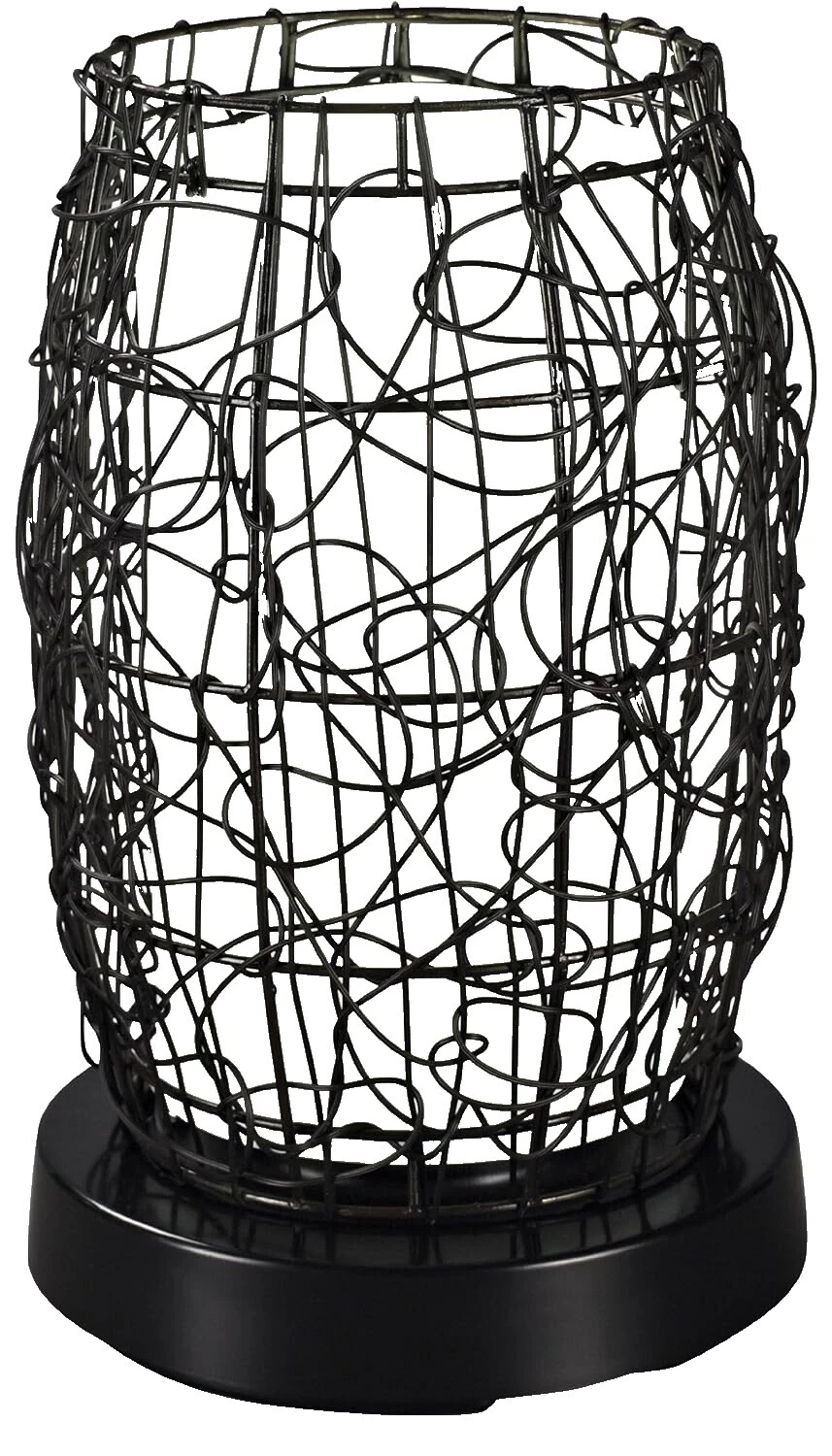 Lámparas de país de mimbre