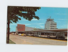 Postcard General Mitchell Field Air Terminal Milwaukee Wisconsin USA