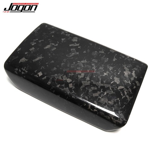 Forged Carbon Fiber For Tesla Model 3 17-22 Model Y 20 Armrest Box Panel Cover - Picture 8 of 9