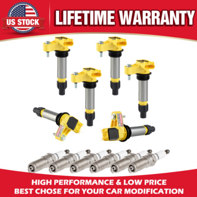 For 2013-19 Cadillac XTS 3.6L V6 UF569 C1555 Ignition Coils & Spark ...
