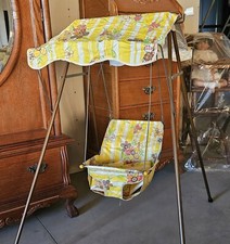 Baby Swing Wind Up Vintage Antique Retro Baby...