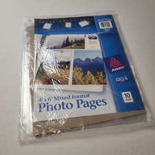 Avery Photo Pages 4"x6" Mixed Format 10 Pack KLY