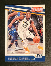 2017-18 Panini Threads Basketball #98 Donovan Mitchell RC Rookie UTAH JAZZ