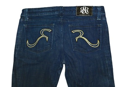 Women's Cute Rock Republic ''Kasandra'' Dark Wash, Straight Leg Jeans Size 28X34