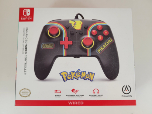Power A Nintendo Switch Enhanced Wired Controller Pokemon Pikachu