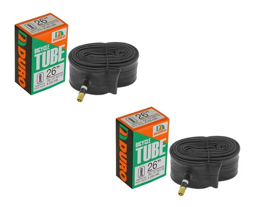 2 Pack DURO 26" Bike Inner Tubes 1.75-2.125 Schrader Valve 33mm Bicycle Tubes.