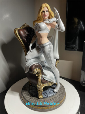 White Queen Emma Grace Frost Resin Mr Mouse Studio Recast Statue 50cm