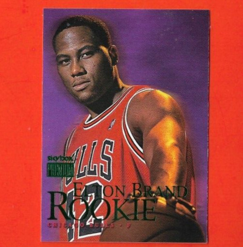 1999-00 SkyBox Premium Basketball #101 Elton Brand Card Chicago Bulls Rookie RC