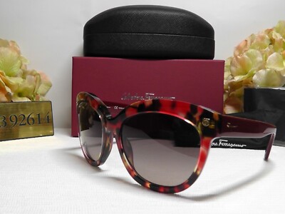 Salvatore Ferragamo SF675S Cat Eye Demi Red Tortoise Frame  display picture 1