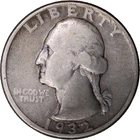 1932-D 25c Washington Quarter ~  Good - Key Date