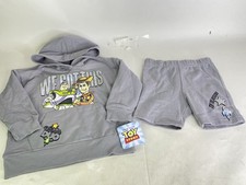 Disney Toy Story Woody Buzz Hoodie and Shorts Set Matching Outfit Kids Boys 3T